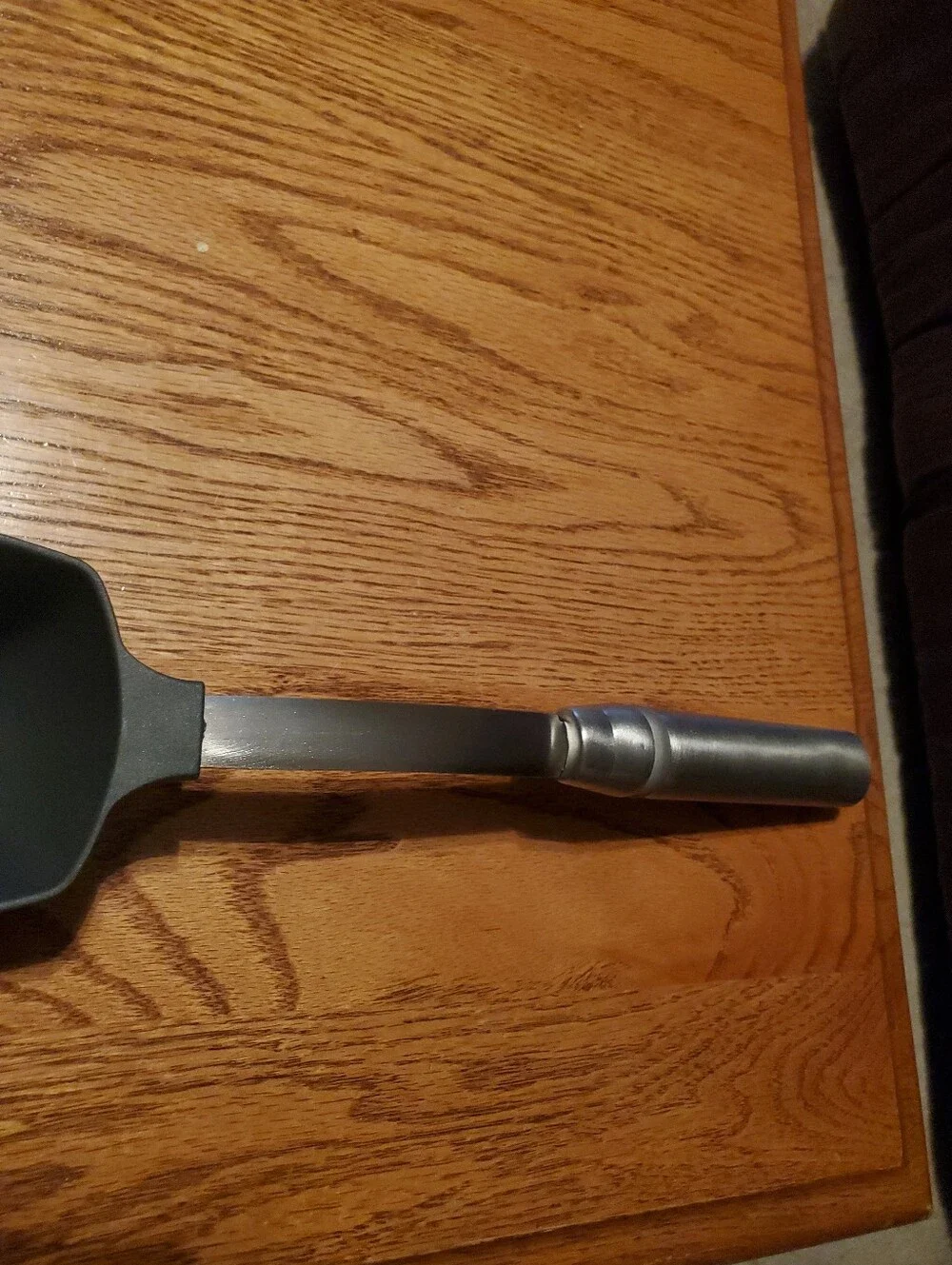 Retired Pampered Chef Stainless Steel Silicone Scoop and Serve Pasta Spatula